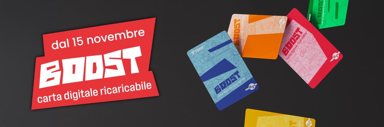 dal 15 novembre boost carta digitale ricaricabile