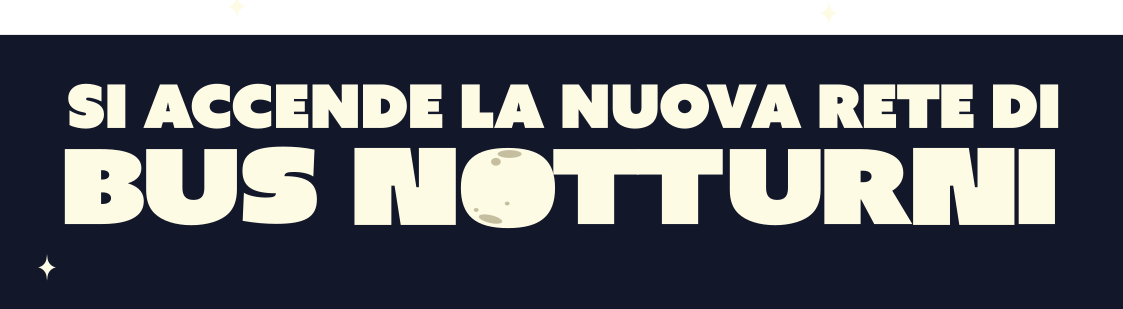 Si accende la nuova rete di bus notturni
