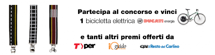 partecipa al concorso e vinci una bicicletta elettrica ducati e tanti altri premi messi in palio da Tper e Resto del Carlino